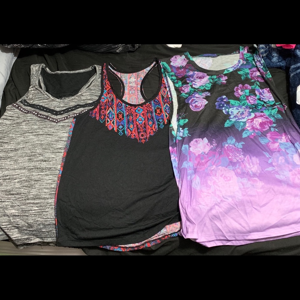 3 Medium Tank tops